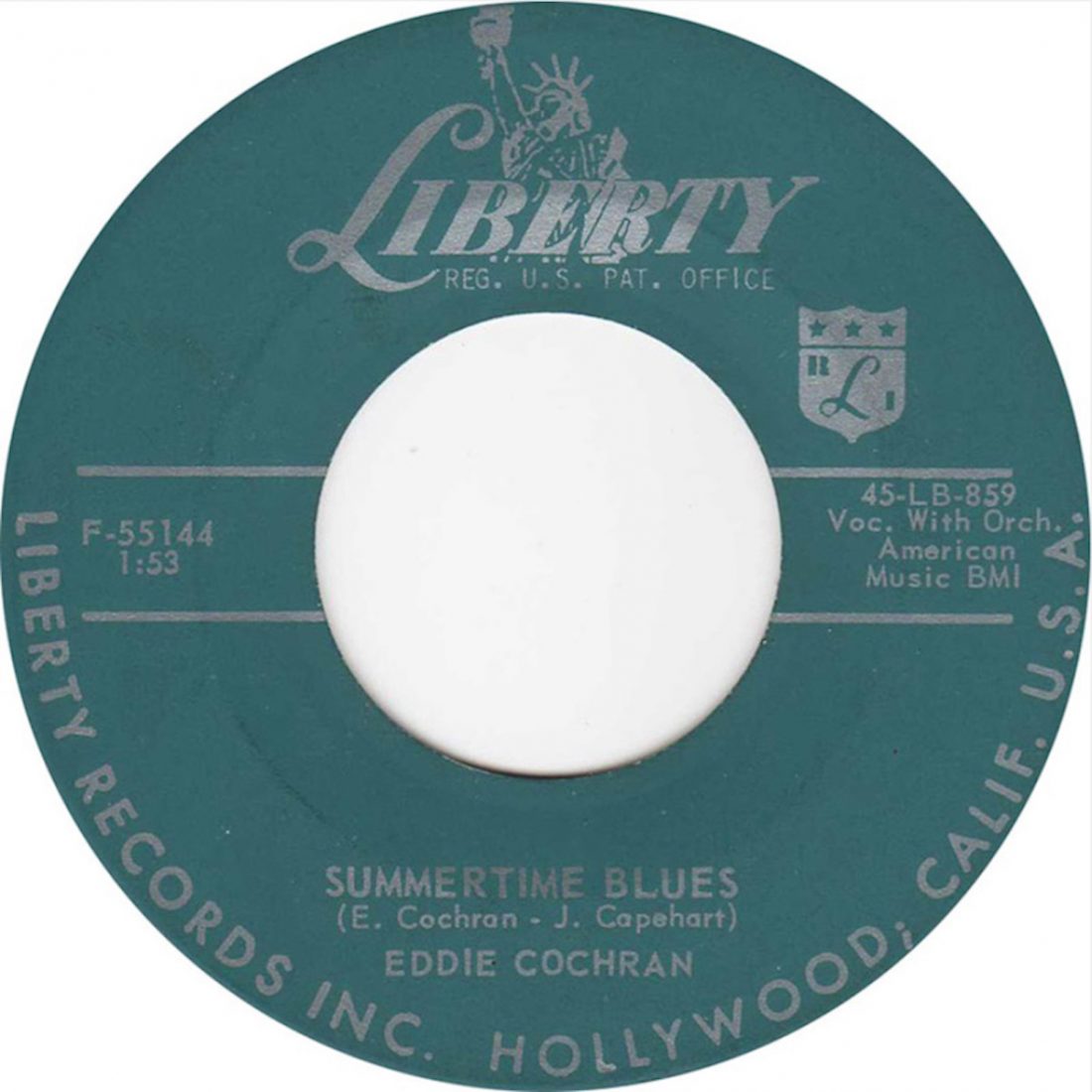 1 KEY SONGS Summertime Blues (US Liberty)