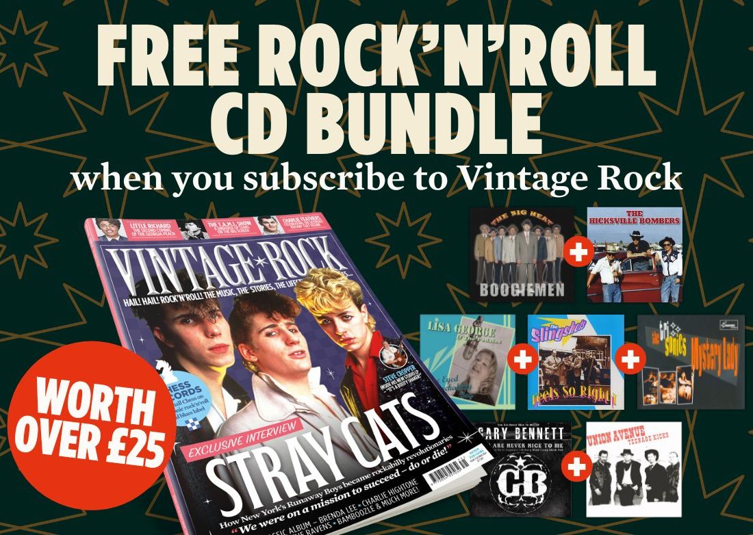 Free rock’n’roll CD bundle when you subscribe to Vintage Rock