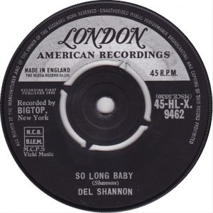 Del Shannon - So Long Baby