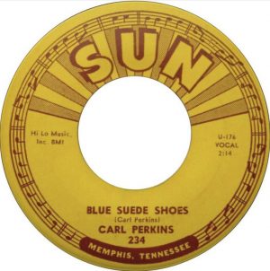 Carl Perkins key song - Blue Suede Shoes