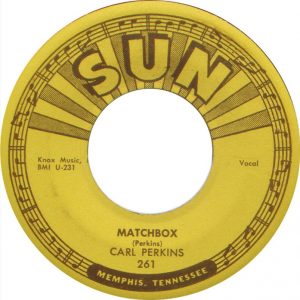 Carl Perkins key song - Matchbox